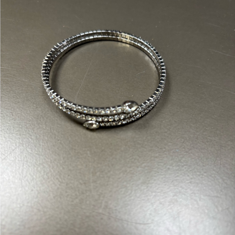 Swarovski Twisty Bangle, Pear Cut Crystal Bangle Bracelet